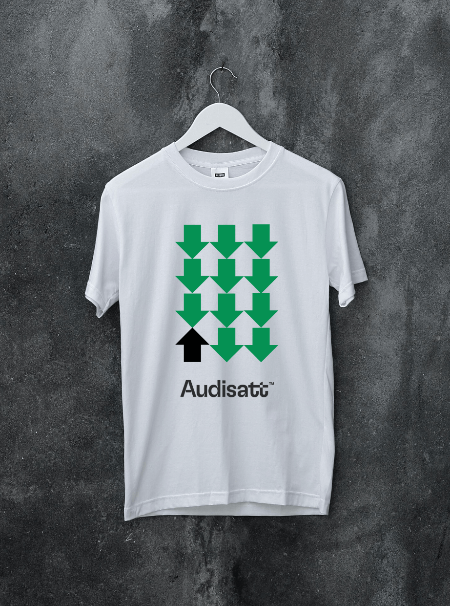 Audisatt Branding Portfolio: T-Shirt Design by Phidev
