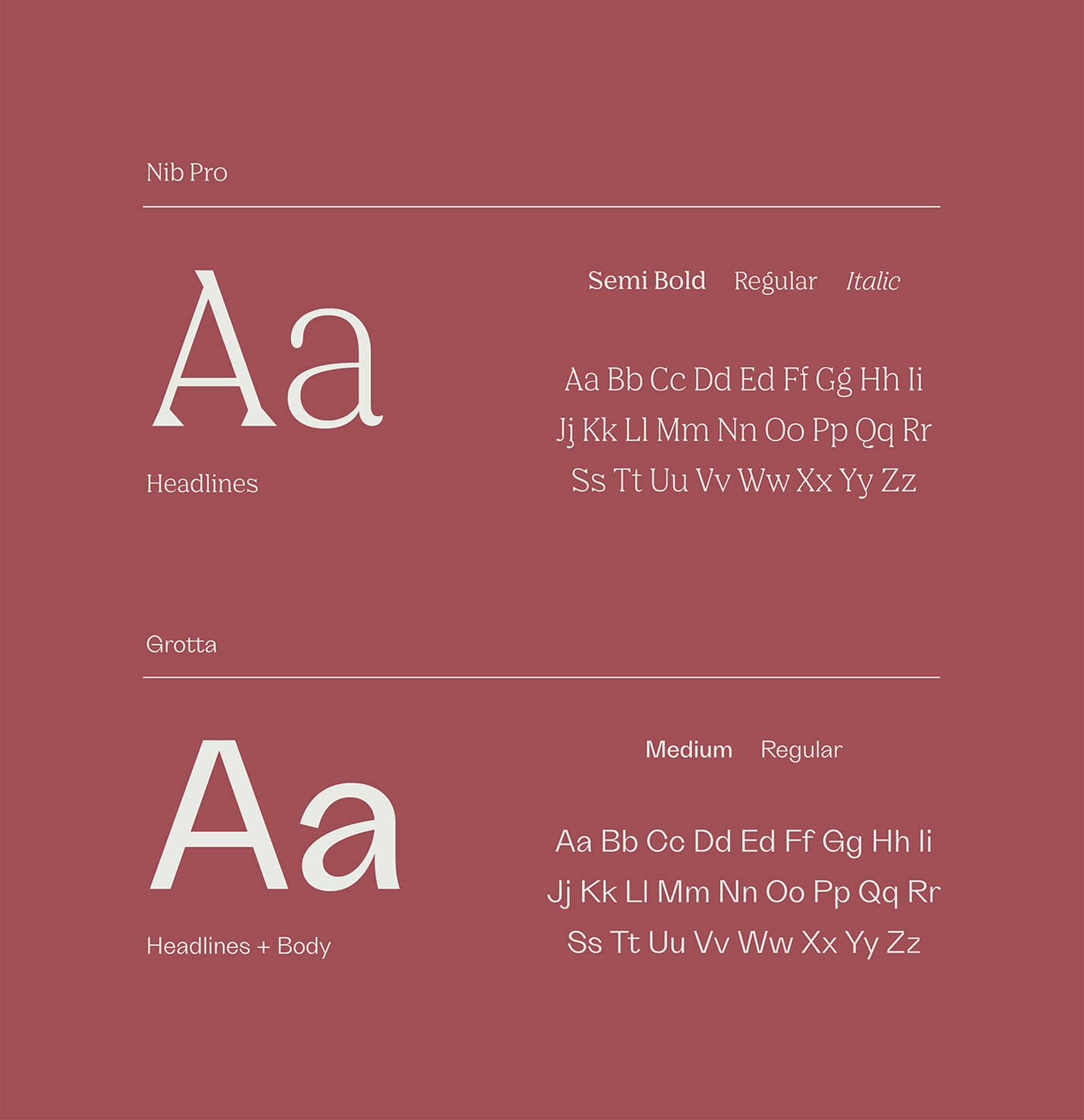 Dermabon - Brand Font Selection by Phidev